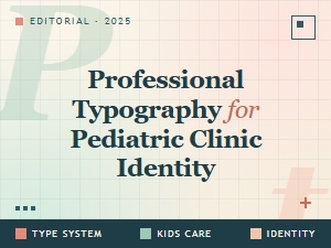 Choosing Fonts That Convey Safety in Pediatric Clinics